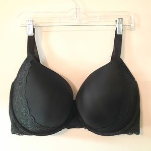 Torrid Lace Black Plunge Push Up Bra 42F